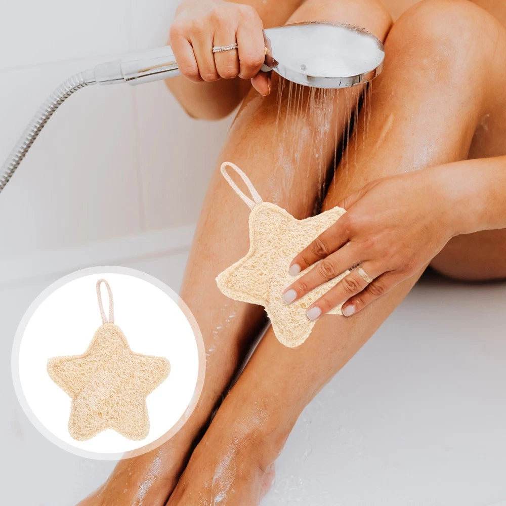 Loofah Bath Brush Scrubber Body Exfoliator Child Natural Exfoliating Sponge