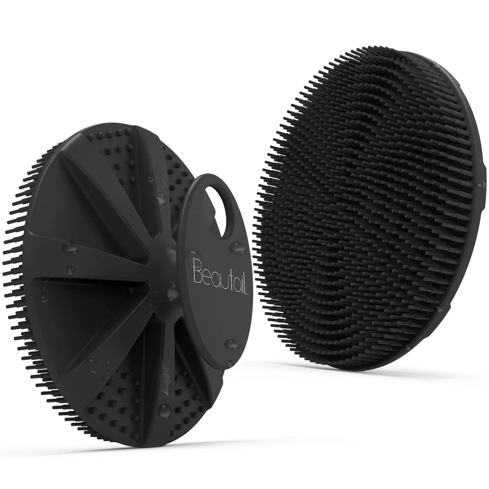 Silicone Body Scrubber Exfoliating Body Buffer Handle for Shower