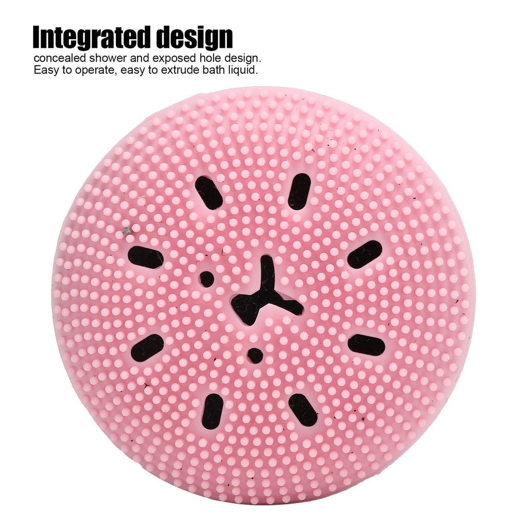 Dog Bath Brush Cat Rubber Soft Foaming Bath Brush Shower Scrubber with Shampoo