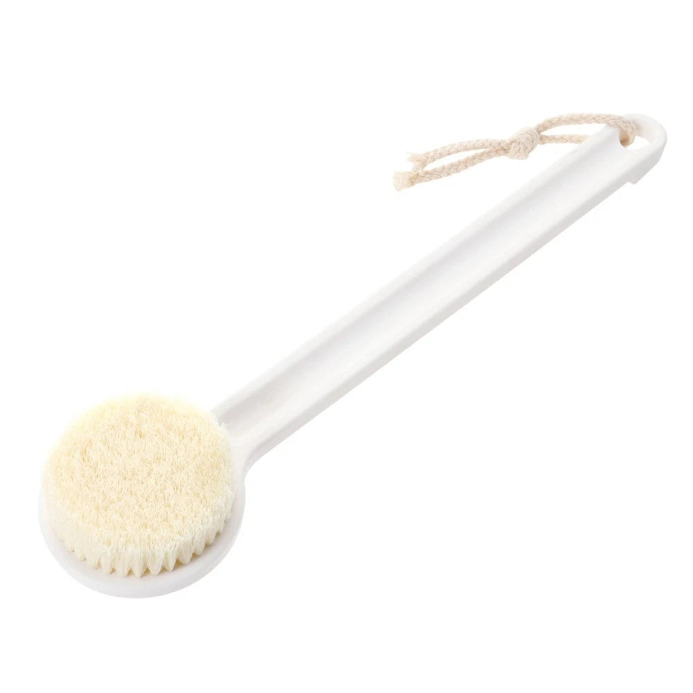Bath Brush Exfoliating Back Scrubber for Shower Printed Long Handle