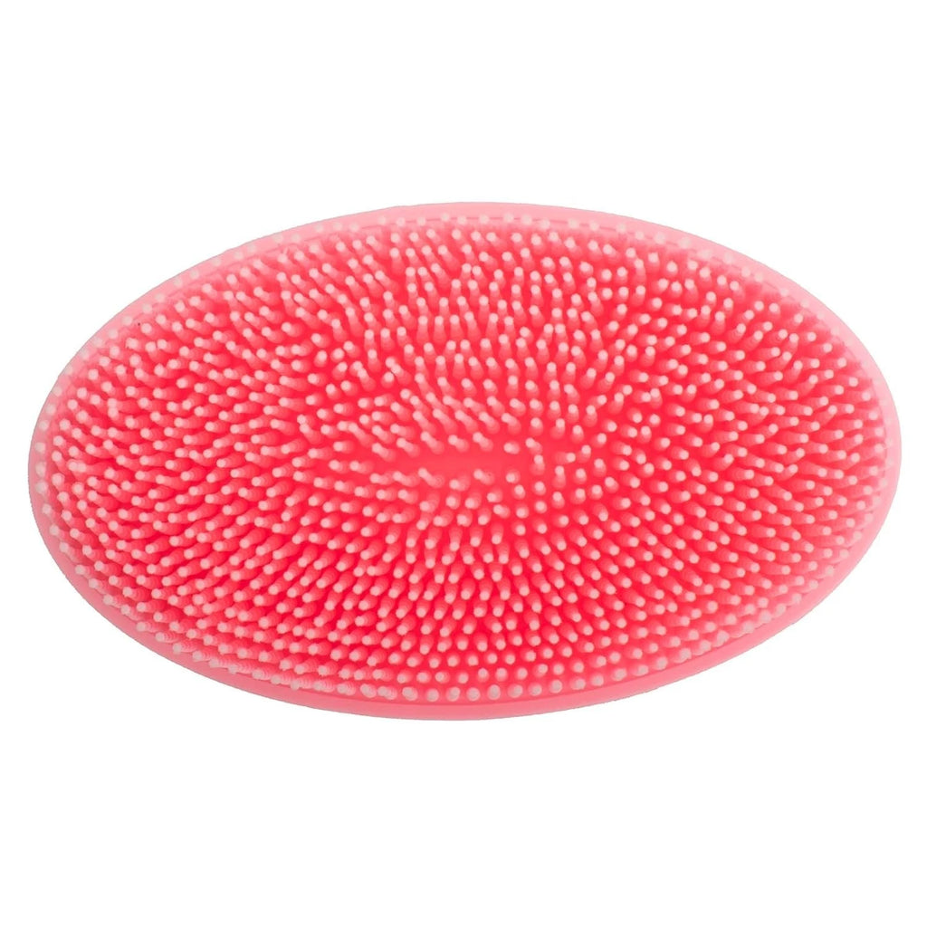 Exfoliating Silicone Body Scrubber, Easy to Clean, Eco Friendly (Pink)