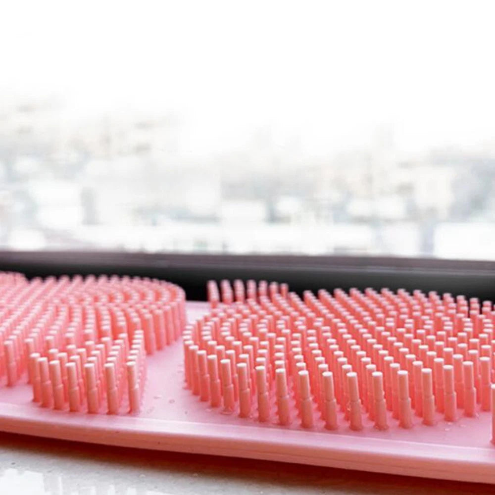 Bath Brush Body Exfoliating Tool Back Scrubbing Silicone Scrubber