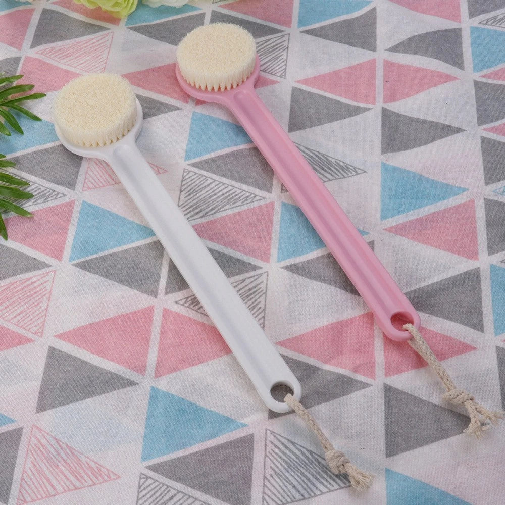 Long Handle Bath Scrubber Printed Body Brush Exfoliating Shower Brush (Wapiti)
