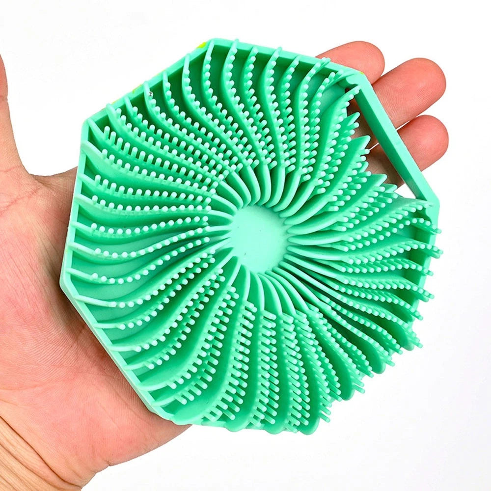 Antimicrobial Silicone Body ScrubbTL, Exfoliating Brush, ShowDY Scrubber