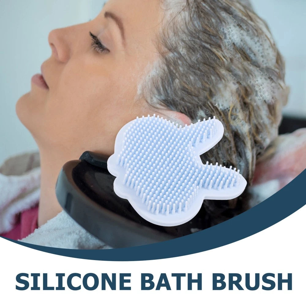 Silicone Bath Brush Child Baby Body Scrubber Men Shower Exfoliating