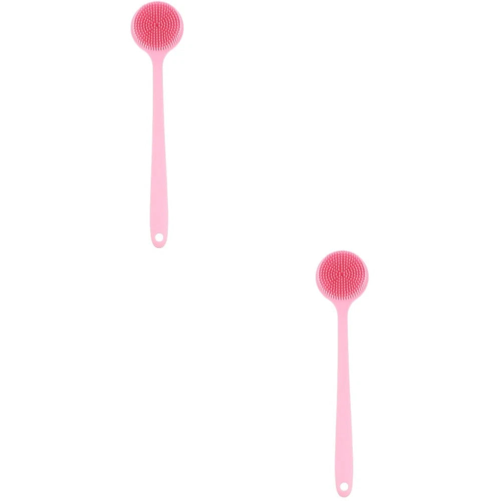 2 PCS Bath Brush Dad Elderly Back Exfoliator Bathing Brushes Women
