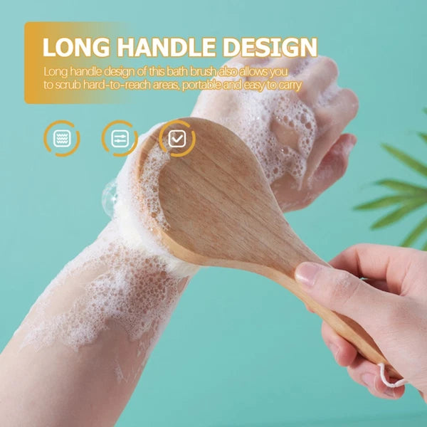 Body Scrubber Bath Back Brush for Home Bath Brush Shower Scrubber Brush