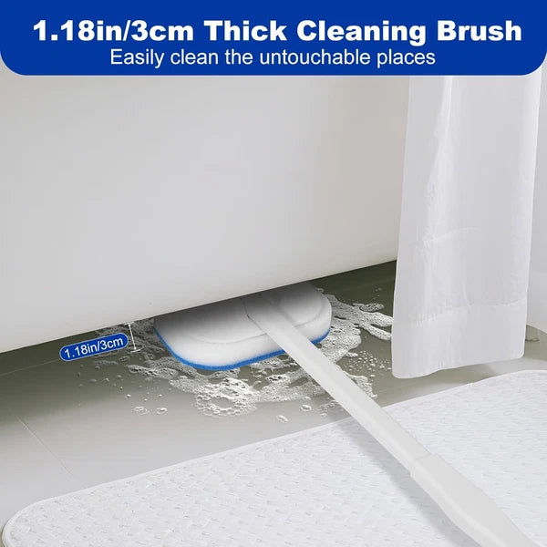 Scrub Brush for Shower,4-In-1 Cleaning Brushes with 4 Different Function Cleanin