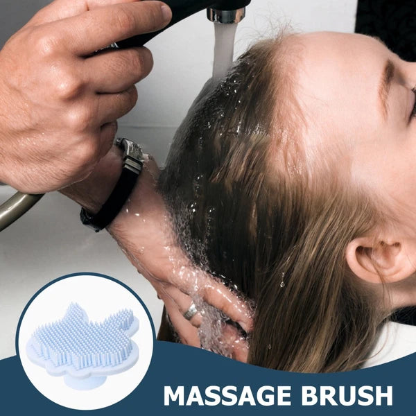 Silicone Bath Brush Child Baby Body Scrubber Men Shower Exfoliating