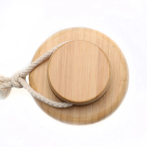 Engrave Logo-Bamboo handle bath brush body brush dry brush clean brush sisal