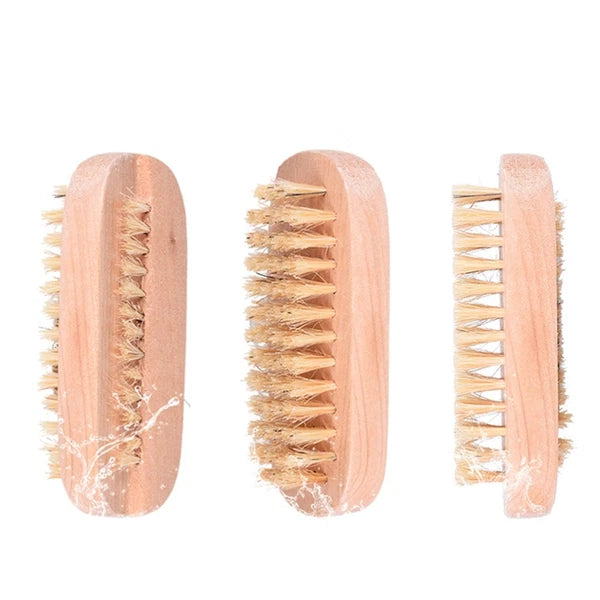 Bathing Brush Set with Double Sided Wooden Spa Massage Tools