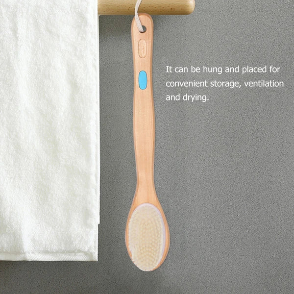 Massage Bath Brush Body Shower Scrubber Antiskid Silicone Hard Bristle
