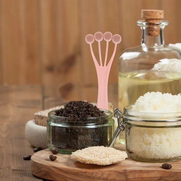 2 Pack Exfoliating Bath Brush Back Scrubber Shower Tool Long Handle