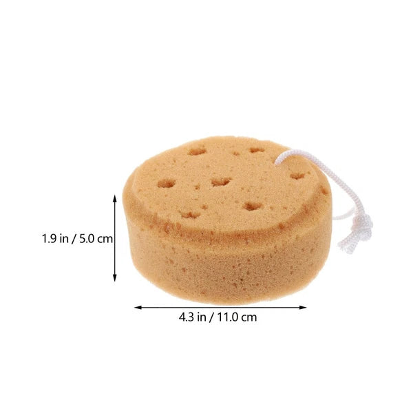 4 Pcs Bath Sponge Round Scrub Shower Loofah Sponges Scrubber for Body