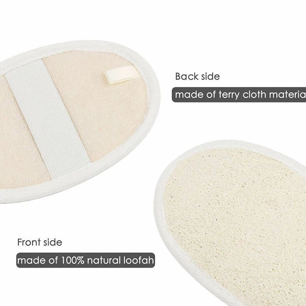 Natural Loofah Luffa Loofa Brush Exfoliating Bath Shower Sponge Body Scrubber