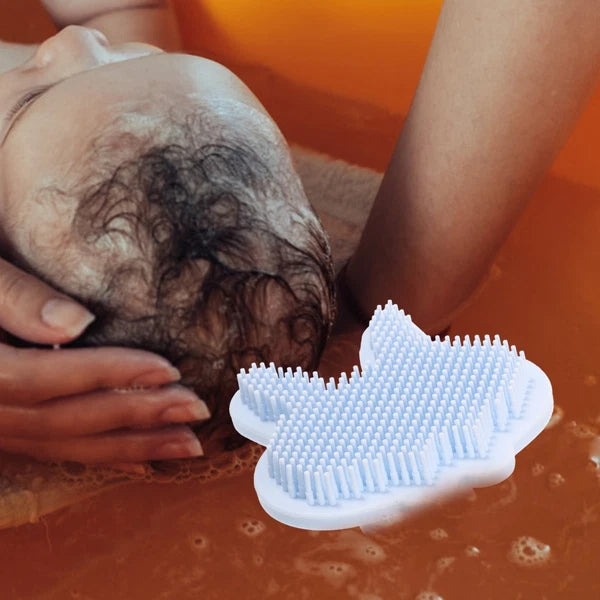 Silicone Bath Brush Child Baby Body Scrubber Men Shower Exfoliating