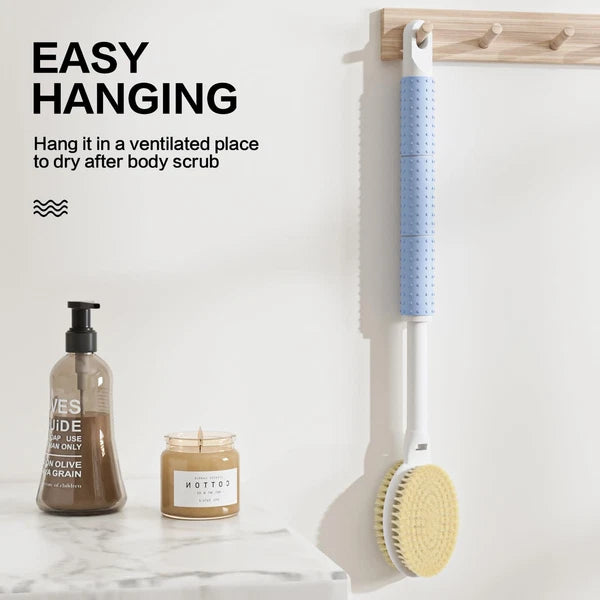 Back Brush Long Handle Shower Bath Scrubber Body With Soft Bristles Stiff