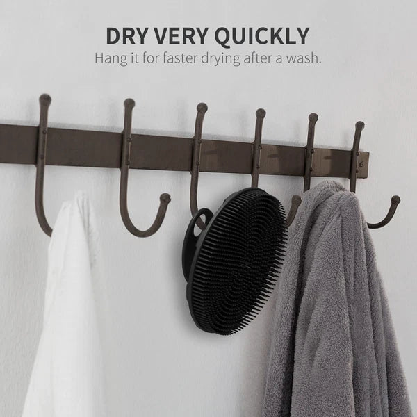 Silicone Body Scrubber Exfoliating Body Buffer Handle for Shower