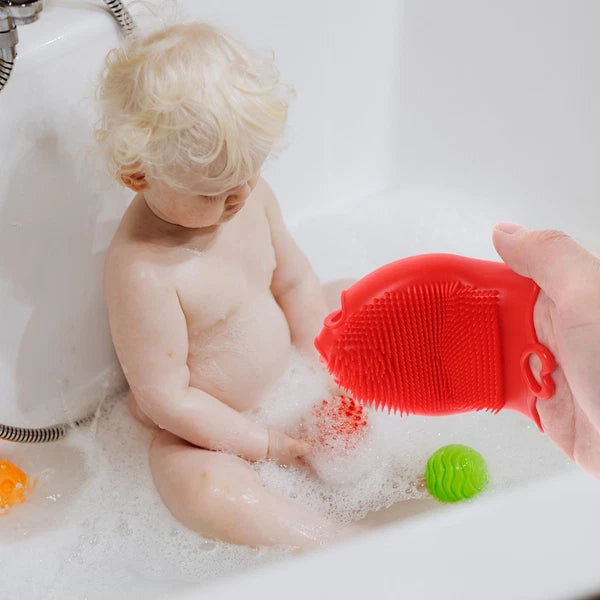 Silicone Shampoo Brush Bath Shower Toddler Brushes for Exfoliator Scrubber