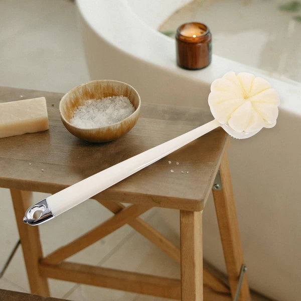 Bath Brush Shower Brush Long Ergonomic Handle Back Scrubber Exfoliating Bath