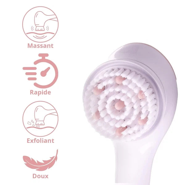 Finishing Touch Flawless Cleanse Spa Spinning Body Brush and, Shower Wand