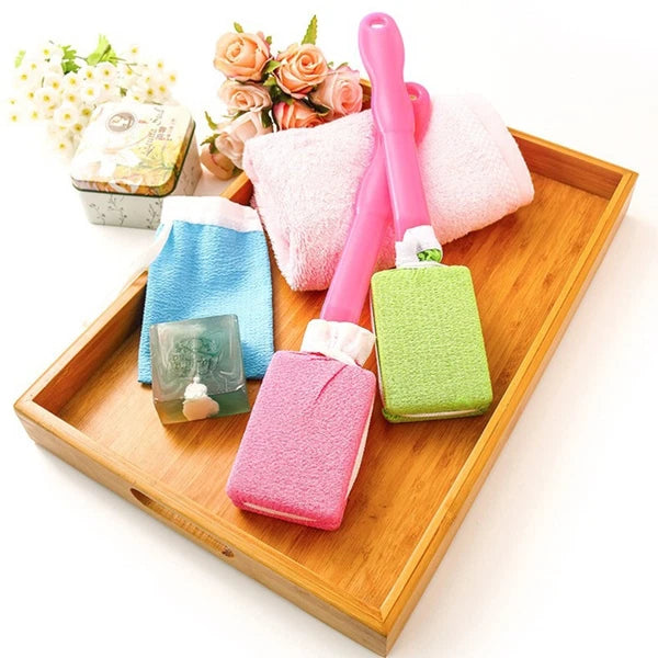 Long Handle Bath Brush Bathroom Shower Brush Random Color Body massage brush