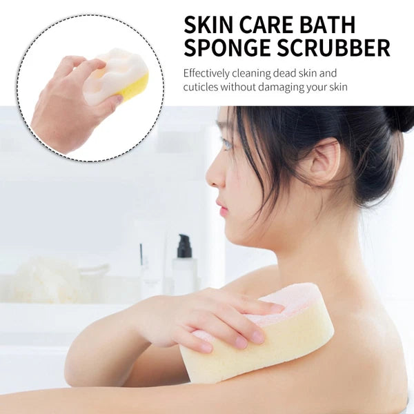 4 Pcs Exfoliating Sponge Bath Scrubber for Cleaning Sponges