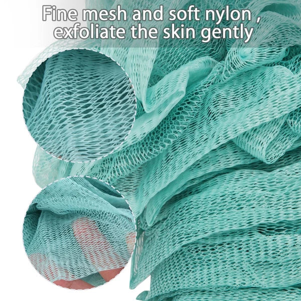 2 Pack Body Brush Back Scrubber for Shower Bath Back Scrubber with Soft Loofah