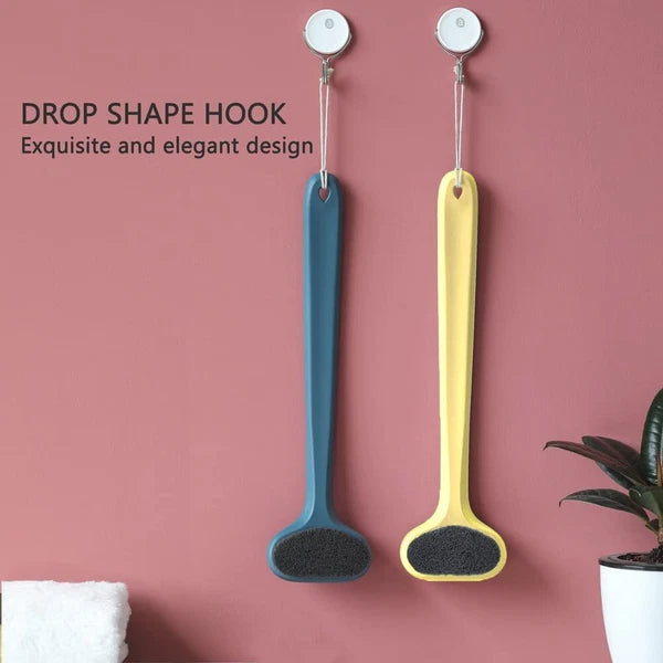 Brush Long Handle Shower Bath Body With Comfy Bristles Gentle Exfoliation