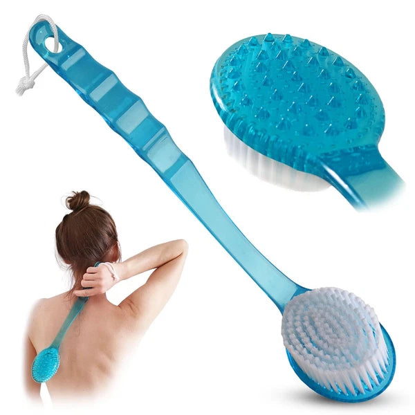 Body Back Shower Scrubber Brush with Long Handle, Improves Blood Circulation