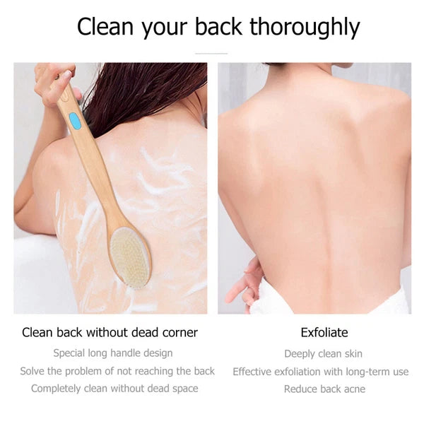 Massage Bath Brush Body Shower Scrubber Antiskid Silicone Hard Bristle