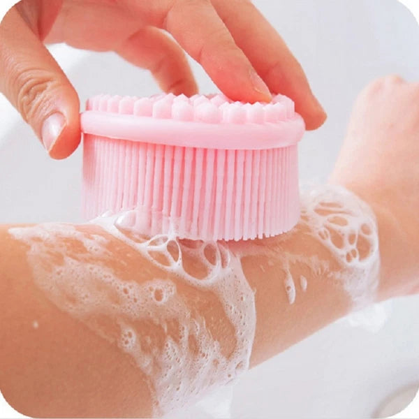 Bath Brush Body Scrubber Exfoliator Silicone Exfoliating for