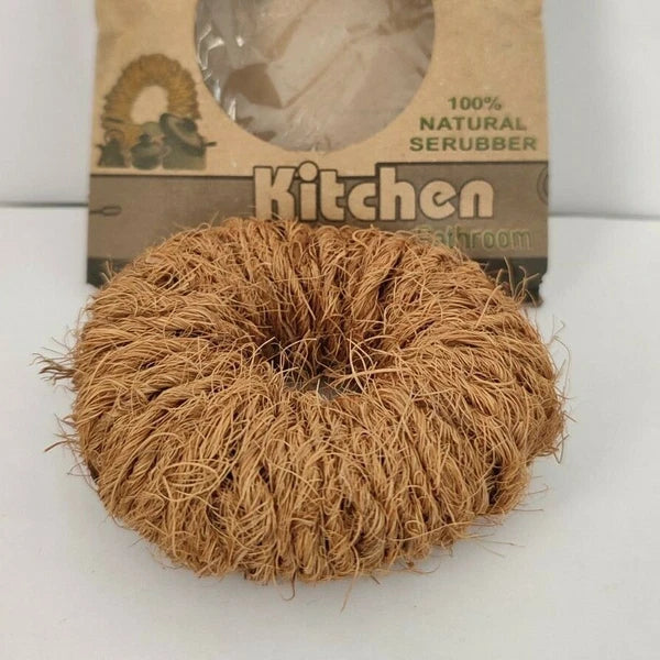 Coconut Husk Bath Brush Body Scrubber Hard Loofah Skin Safe Kitchen Bathroom New