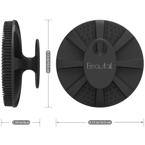 Silicone Body Scrubber Exfoliating Body Buffer Handle for Shower