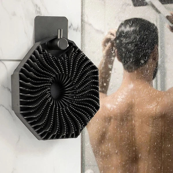 Antimicrobial Silicone Body ScrubbTL, Exfoliating Brush, ShowDY Scrubber