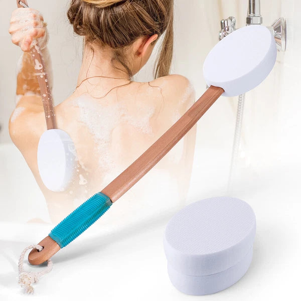 Long Handle Lotion Applicator Skin Cream Brush Back Body Bath Tanning Massager
