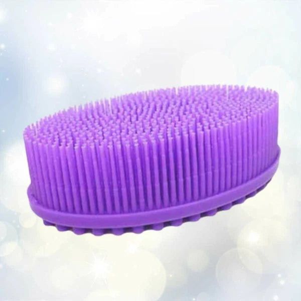 1PC Silicone Body Hair Shampoo Brush Scalp Shower Brush PVC Bathing Brush New
