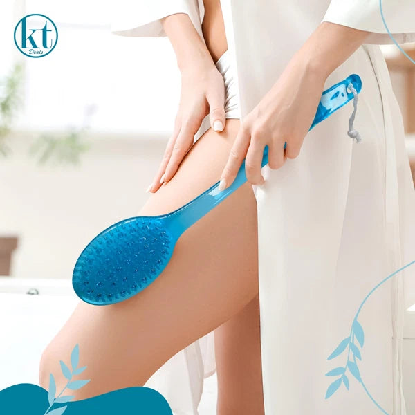 Body Back Shower Scrubber Brush with Long Handle, Improves Blood Circulation