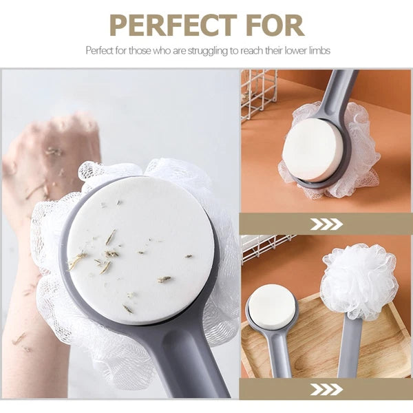 2 Pieces Bath Ball Brush Body Exfoliator Child Shower Scrubber Back