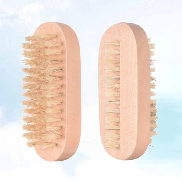 Bathing Brush Set with Double Sided Wooden Spa Massage Tools