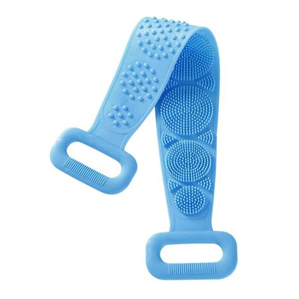 Silicone Exfoliating Back Scrubber Body Cleaning For Bath Shower Belt Brush Tool