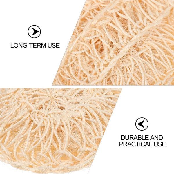 2 Pcs Sisal Bath Brush Man Mother Shower Body Scrubber Bathing Balls