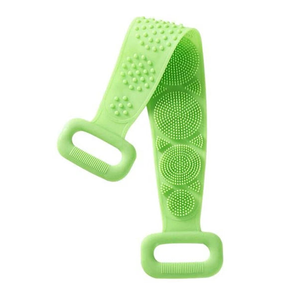 Silicone Exfoliating Back Scrubber Body Cleaning For Bath Shower Belt Brush Tool