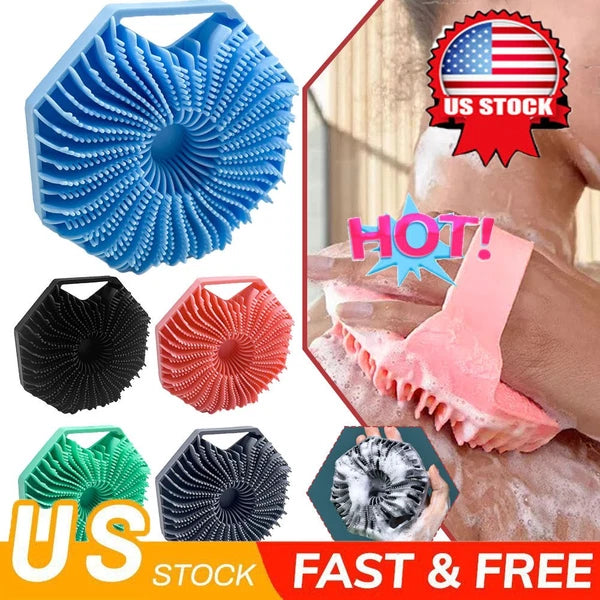 Antimicrobial Silicone Body ScrubbTL, Exfoliating Brush, ShowDY Scrubber