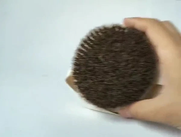 Engrave logo-Horse hair brush bamboo handle bath brush body brush dry brush gift