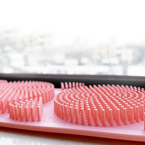 Bath Brush Body Exfoliating Tool Back Scrubbing Silicone Scrubber