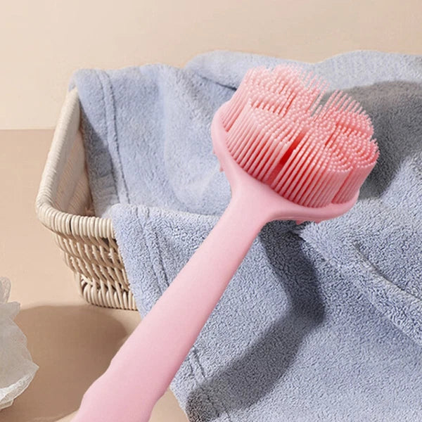 Bath Brush Long Handled Sponge for Shower Scrubber Body Exfoliating Back