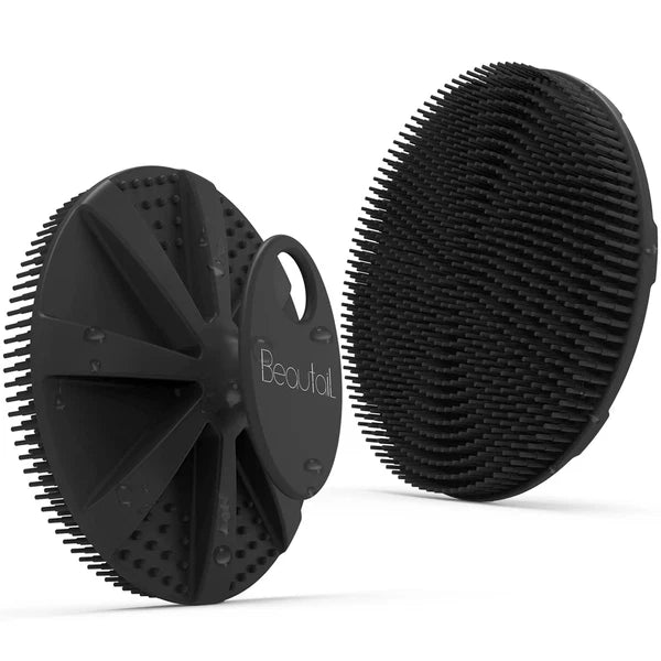 Silicone Body Scrubber Exfoliating Body Buffer Handle for Shower