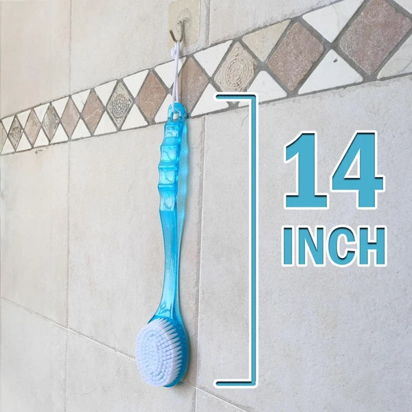 Body Back Shower Scrubber Brush with Long Handle, Improves Blood Circulation
