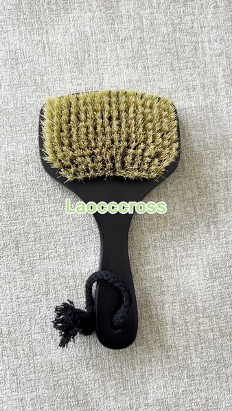 Engrave Logo-Vegan Dry Brush sisal Bath Brush Wood Body Brush Body Cleaning